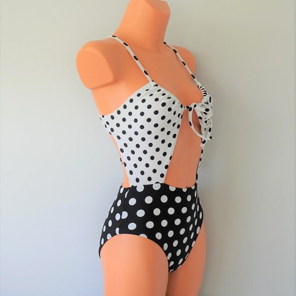 Hula Honey NWT Junior One Piece Black Swimsuit - Picture 2 of 3